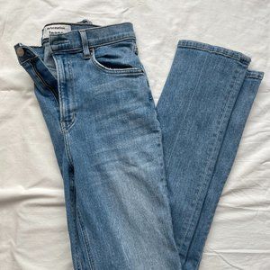 Reformation Jeans Audrey High Straight Jeans Cyprus Wash
